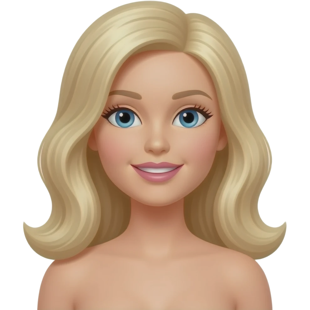 Naked  Barbie emoji