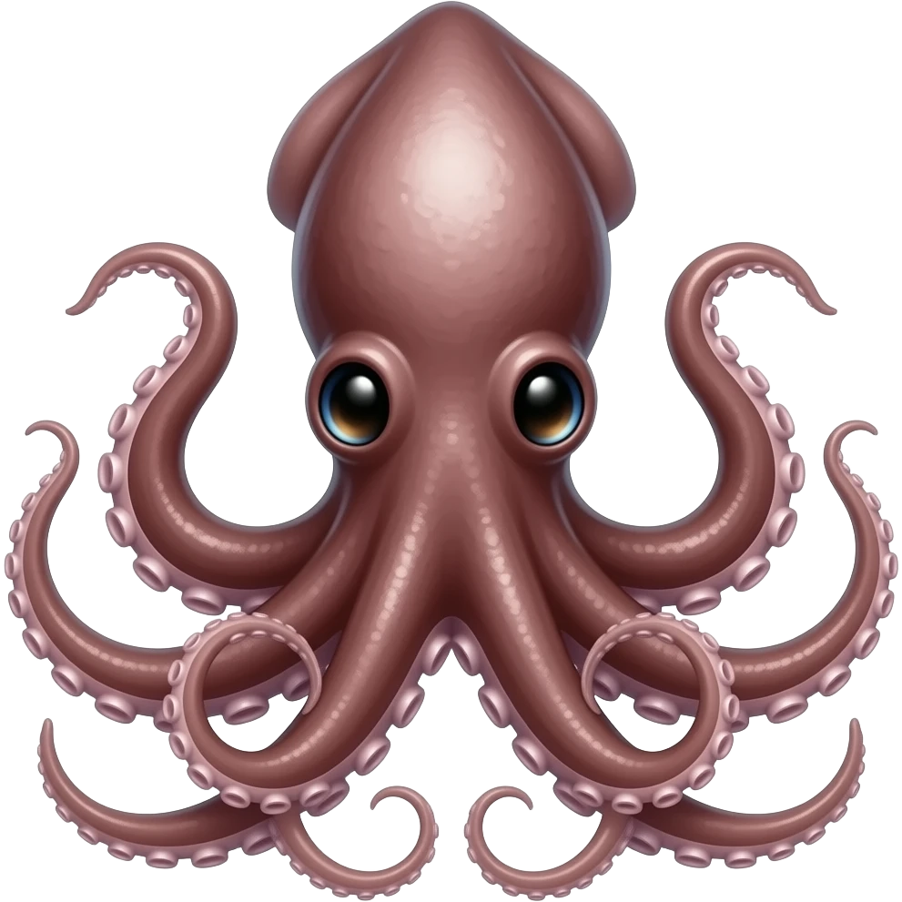 Squid and octopus merged together emoji