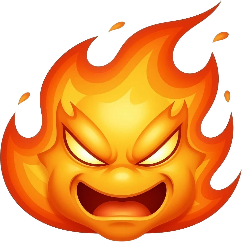 wave of magical rage splashing emoji