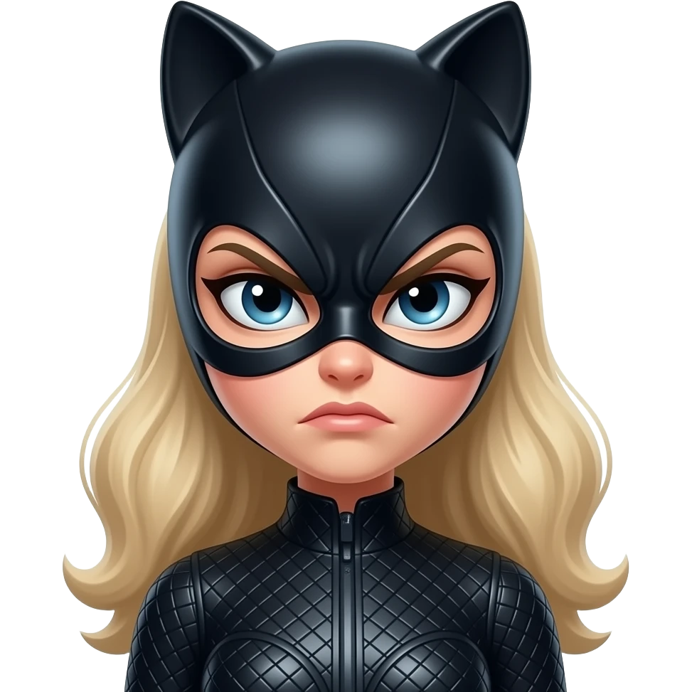 angry catwoman emoji