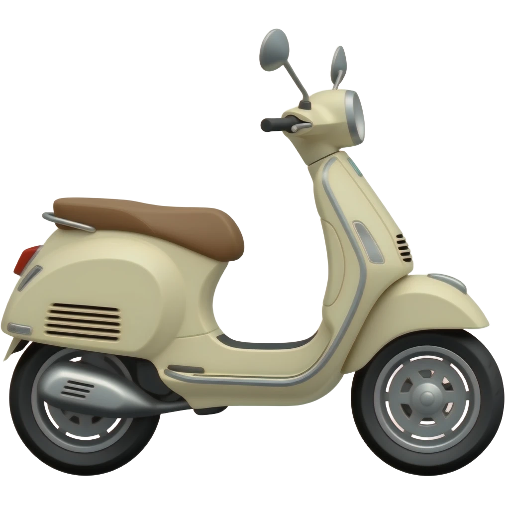motorcycle beige color emoji