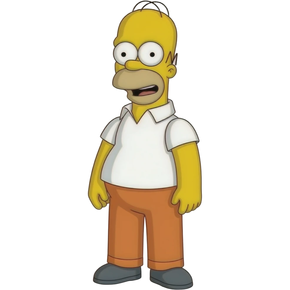 The Simpson Show: Homer Simpson emoji