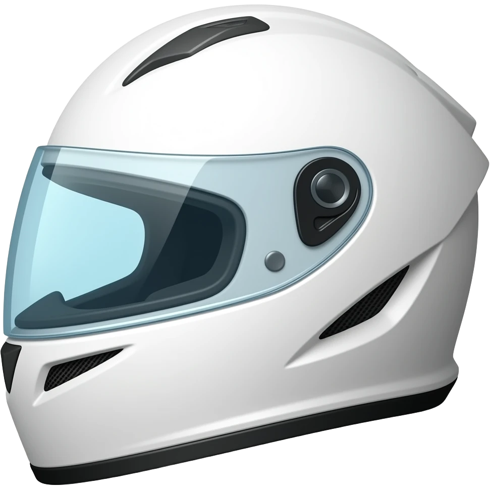 Casco blanco emoji