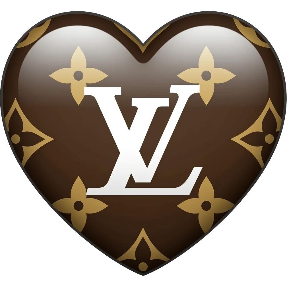 Cuore luis vuitton emoji