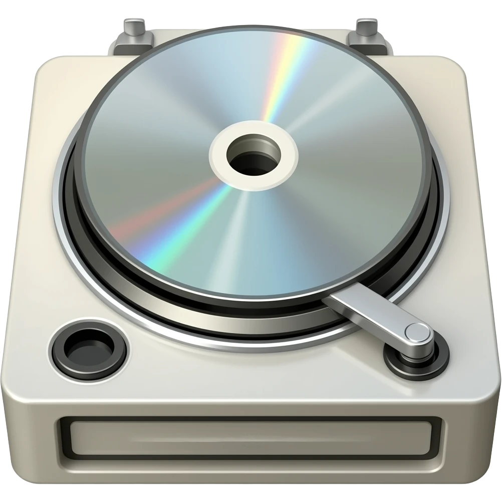 vintage dvd player emoji