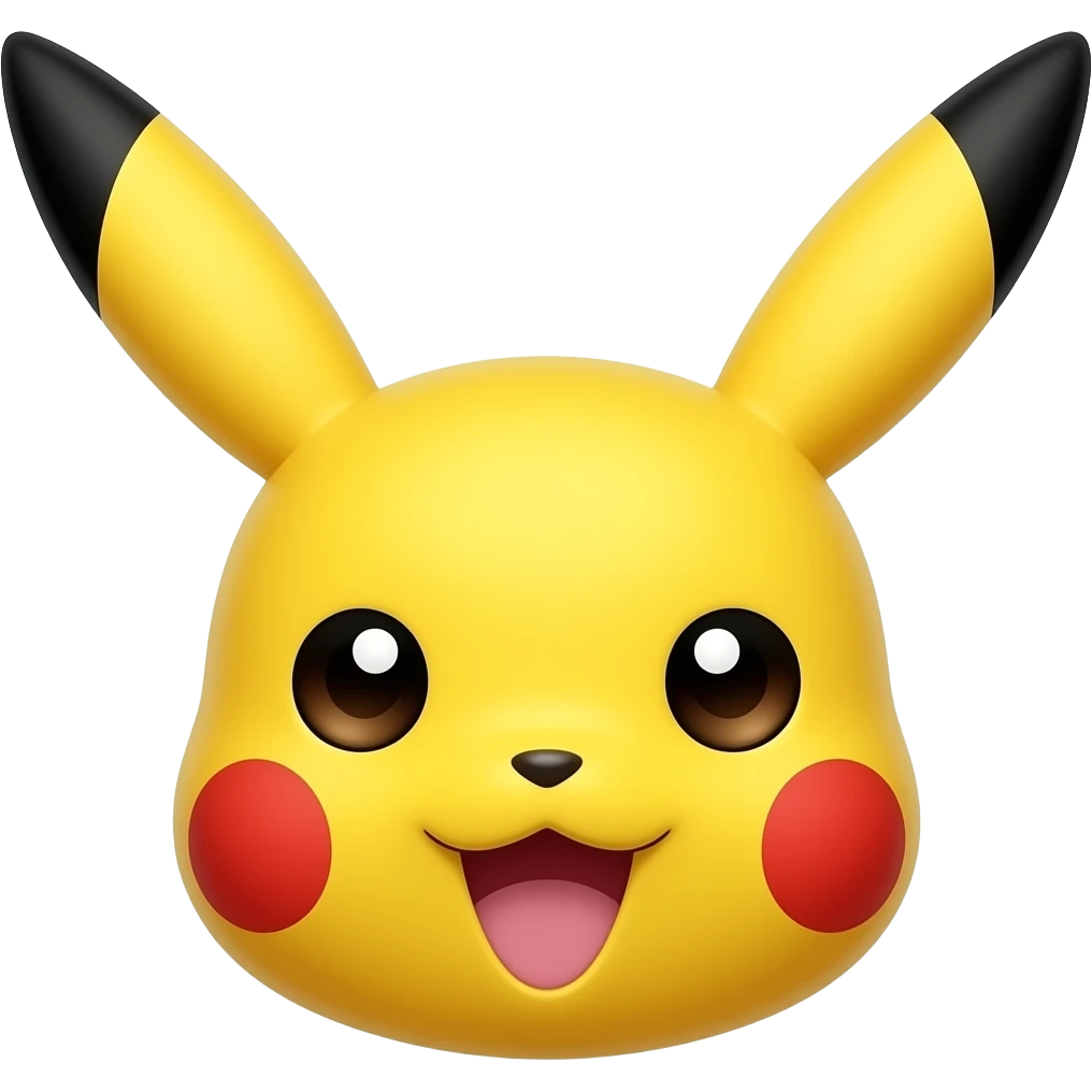 pikachu face with salute emoji