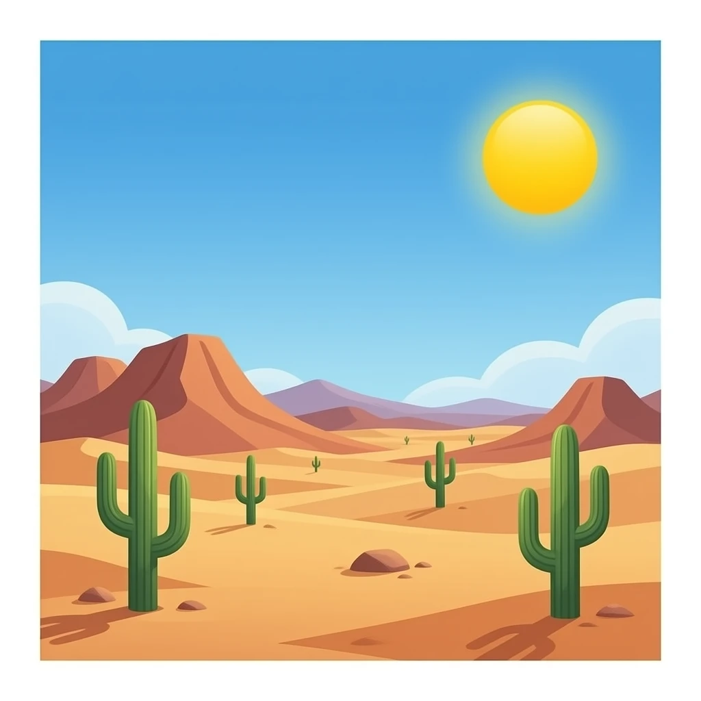 desert terrain emoji