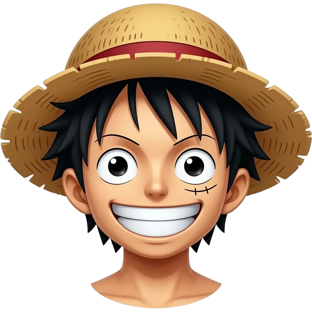 Picture of monkey d Luffy emoji