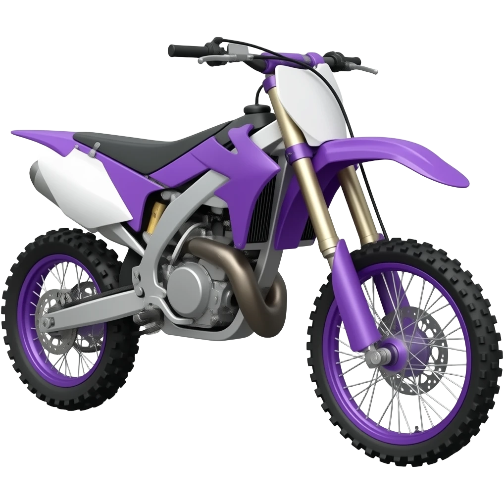 moto cross violette emoji