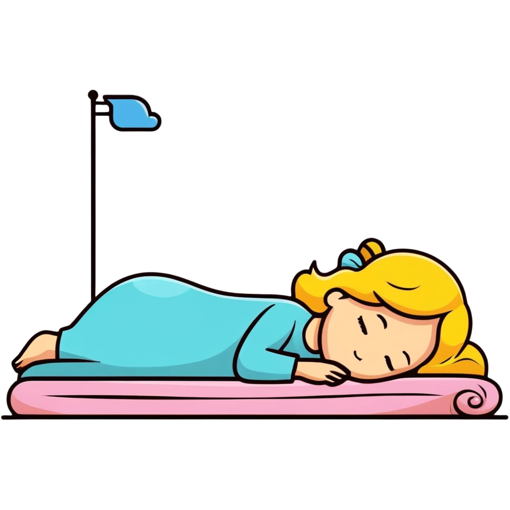 sleeping princess emoji