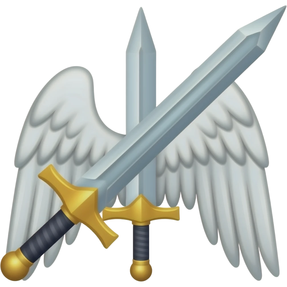 solo la espada de san miguel arcangel emoji