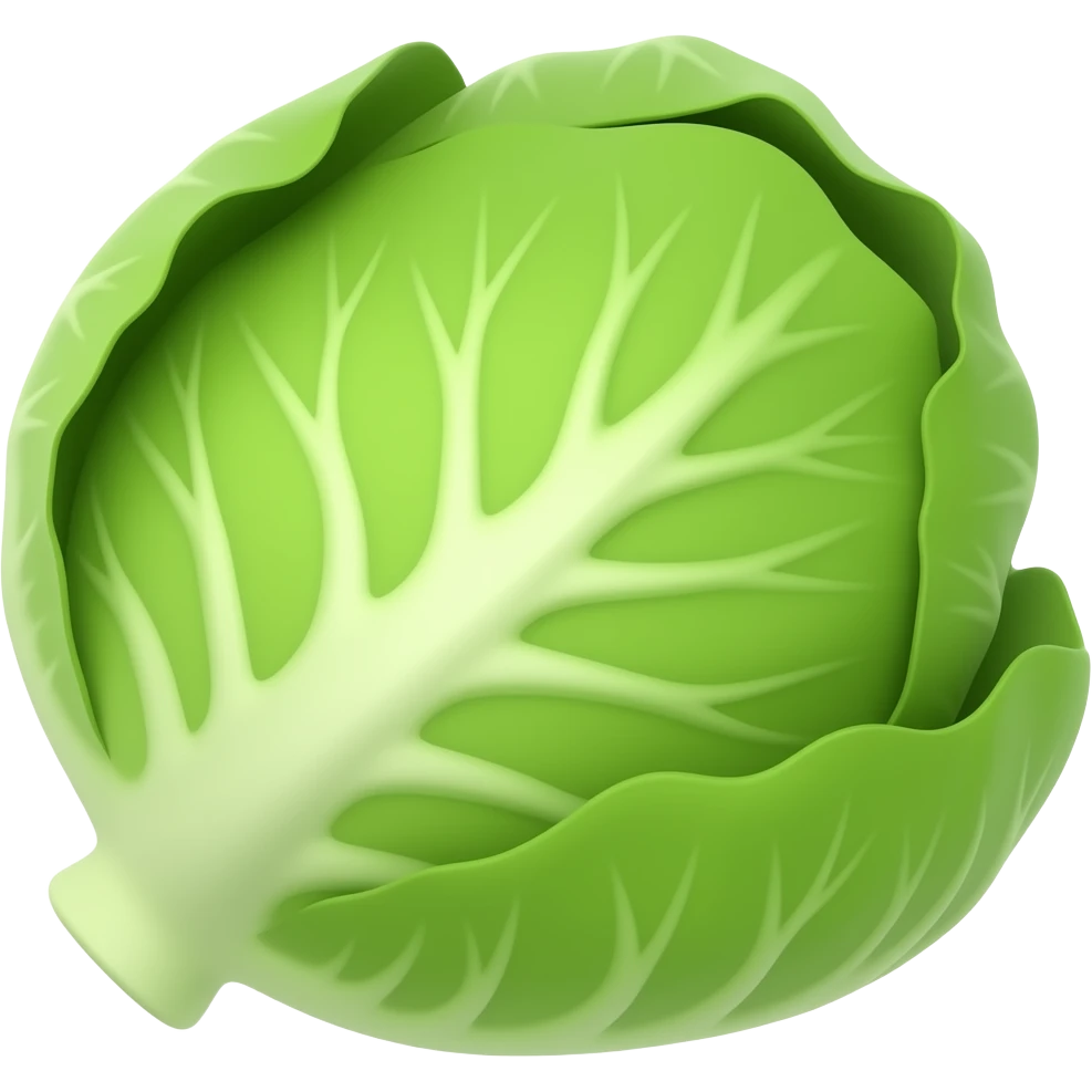 Romaine lettuce emoji