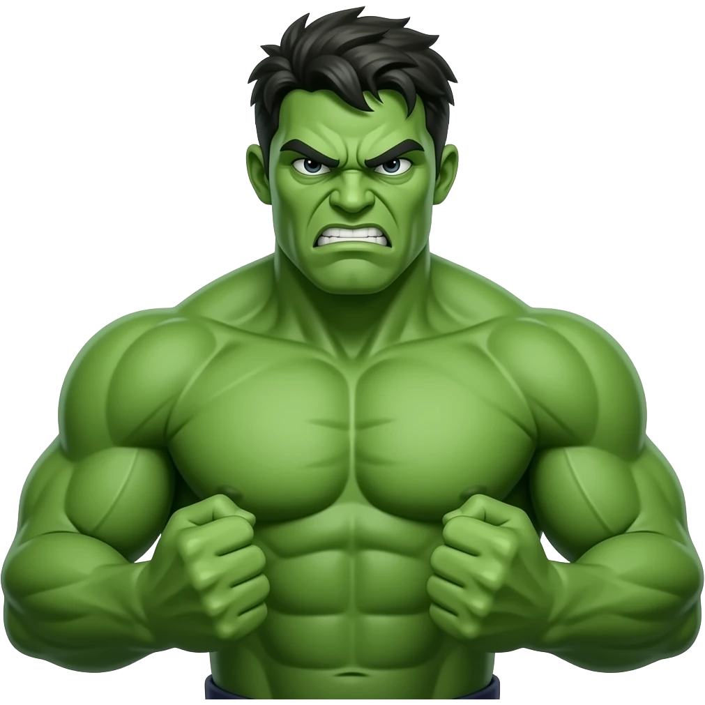 Make hulk emoji emoji