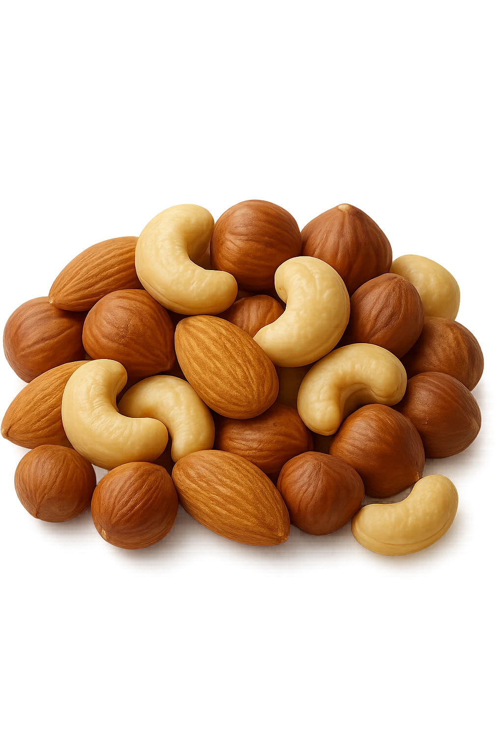 montagna di noci sbucciate, iperrealistici 4k emoji