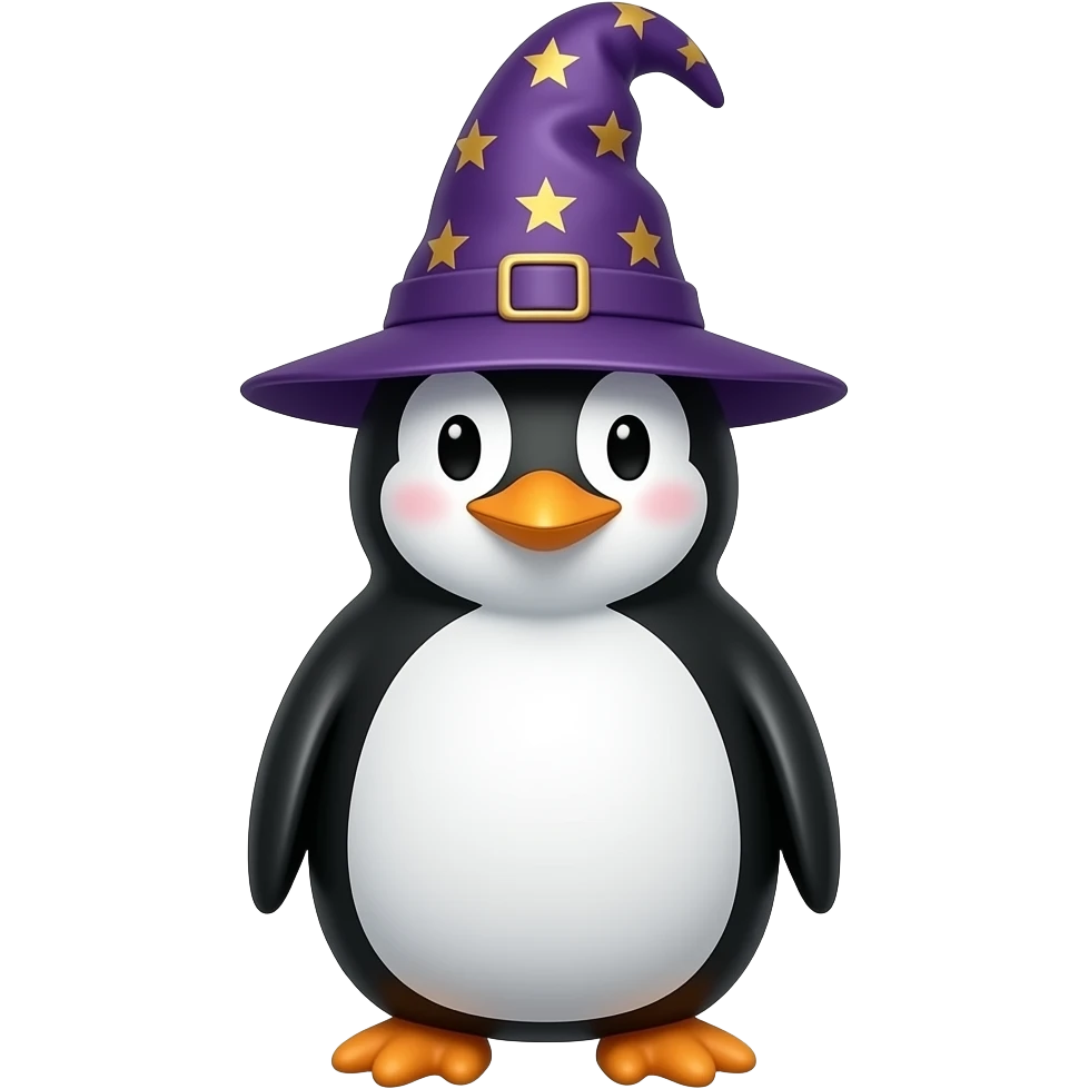 A wizard penguin emoji