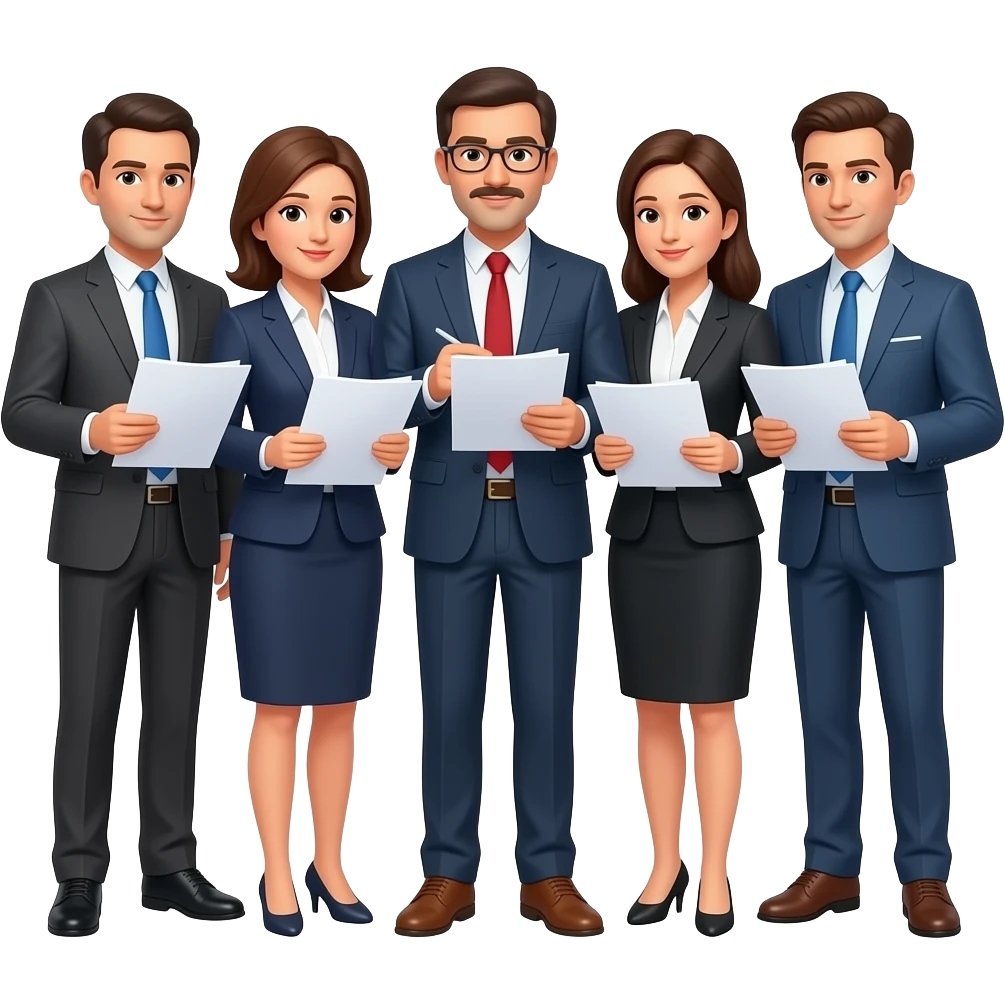 shareholders inspecting accounts emoji