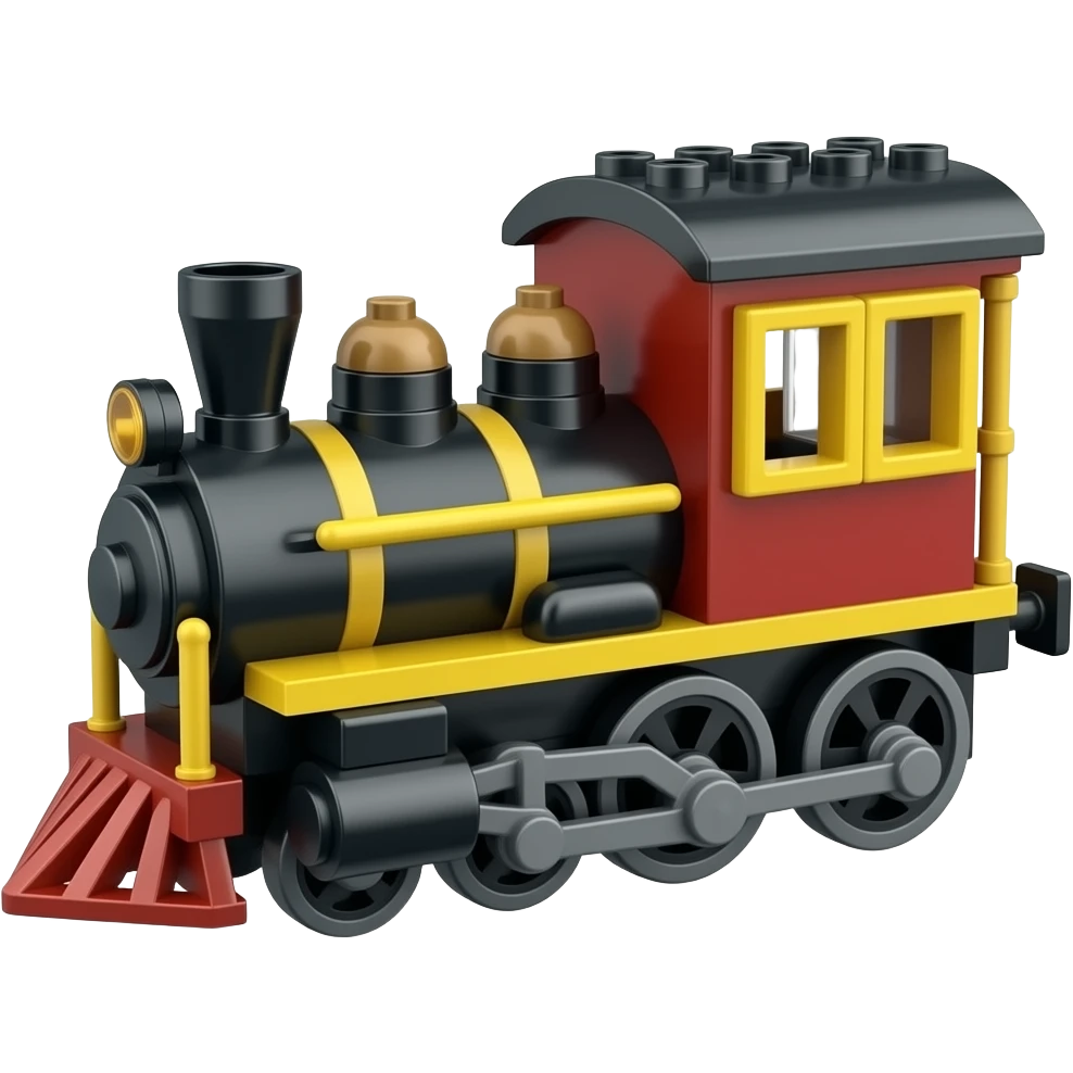 Lego train emoji