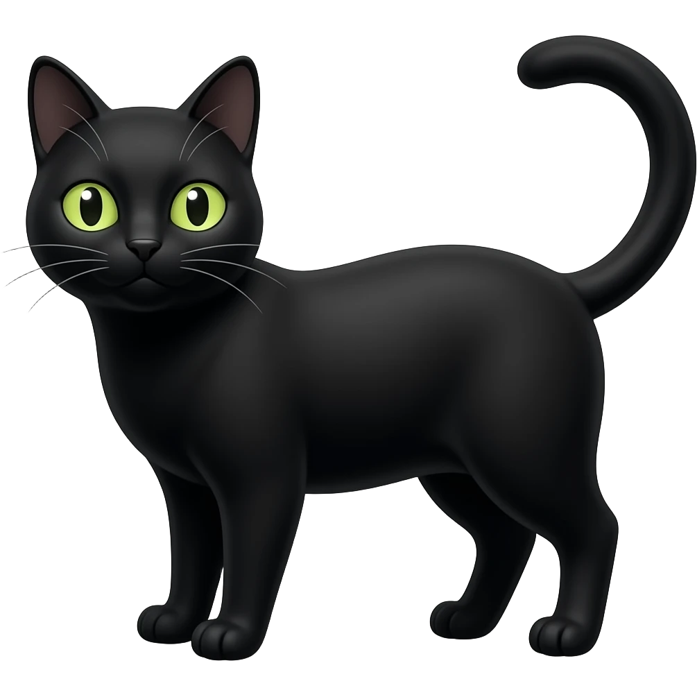 black cat emoji