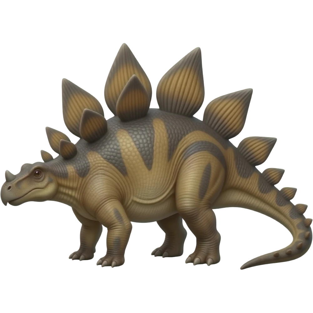 Stegosaurus emoji Make it realistic.\nBut keep the emojis style I mean realistic Goodbye.There's nothing on the head emoji