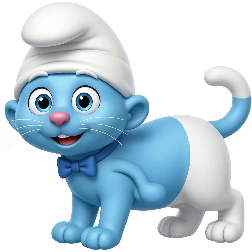Smurf cat emoji