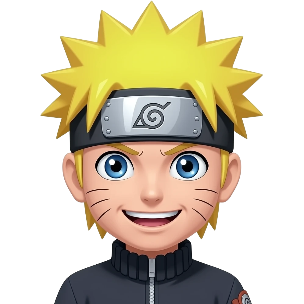 Anime Naruto funny face emoji