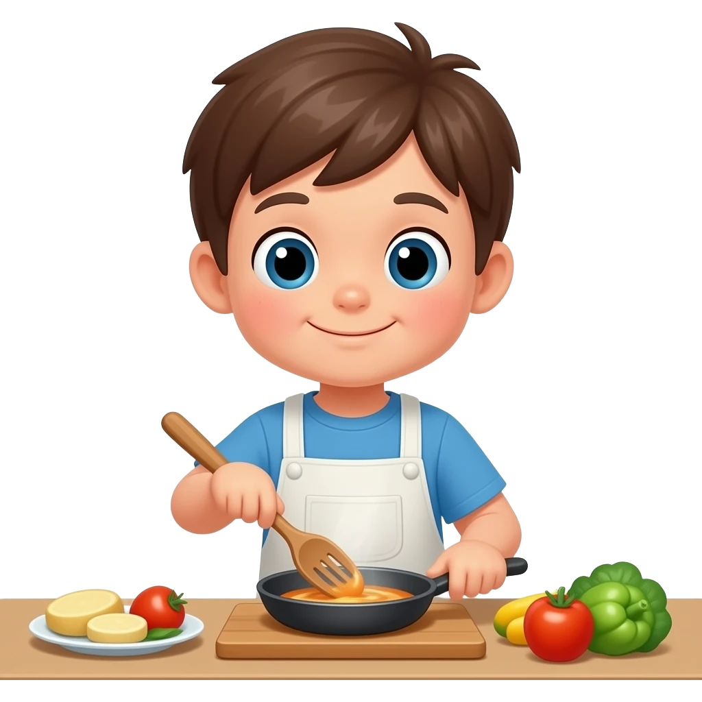 kid cooking emoji