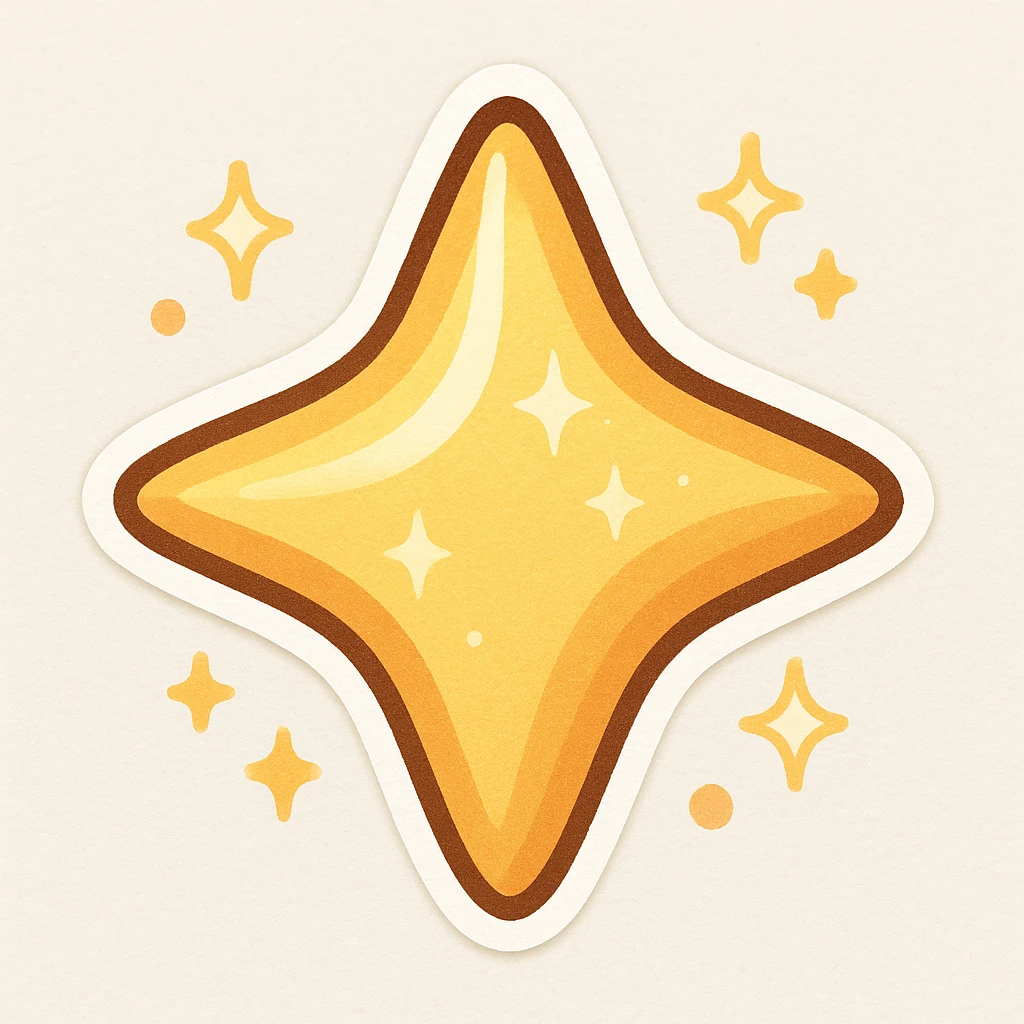 sparkly object emoji