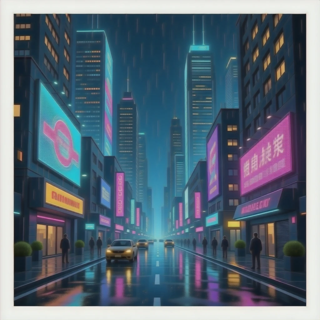 Cyberpunk city emoji