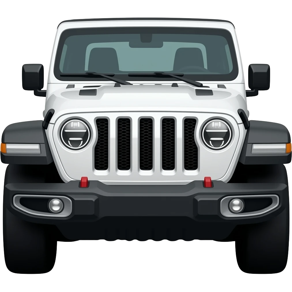 White Jeep emoji