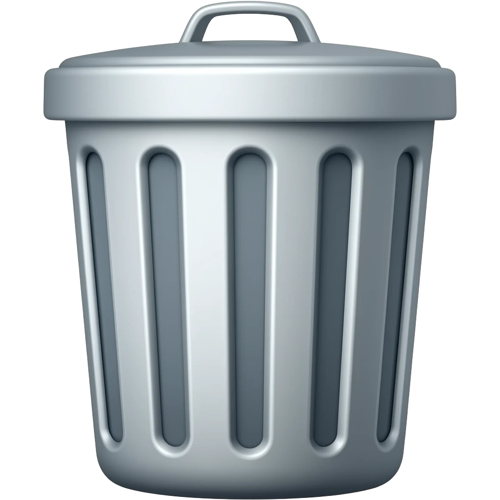 trash bin emoji