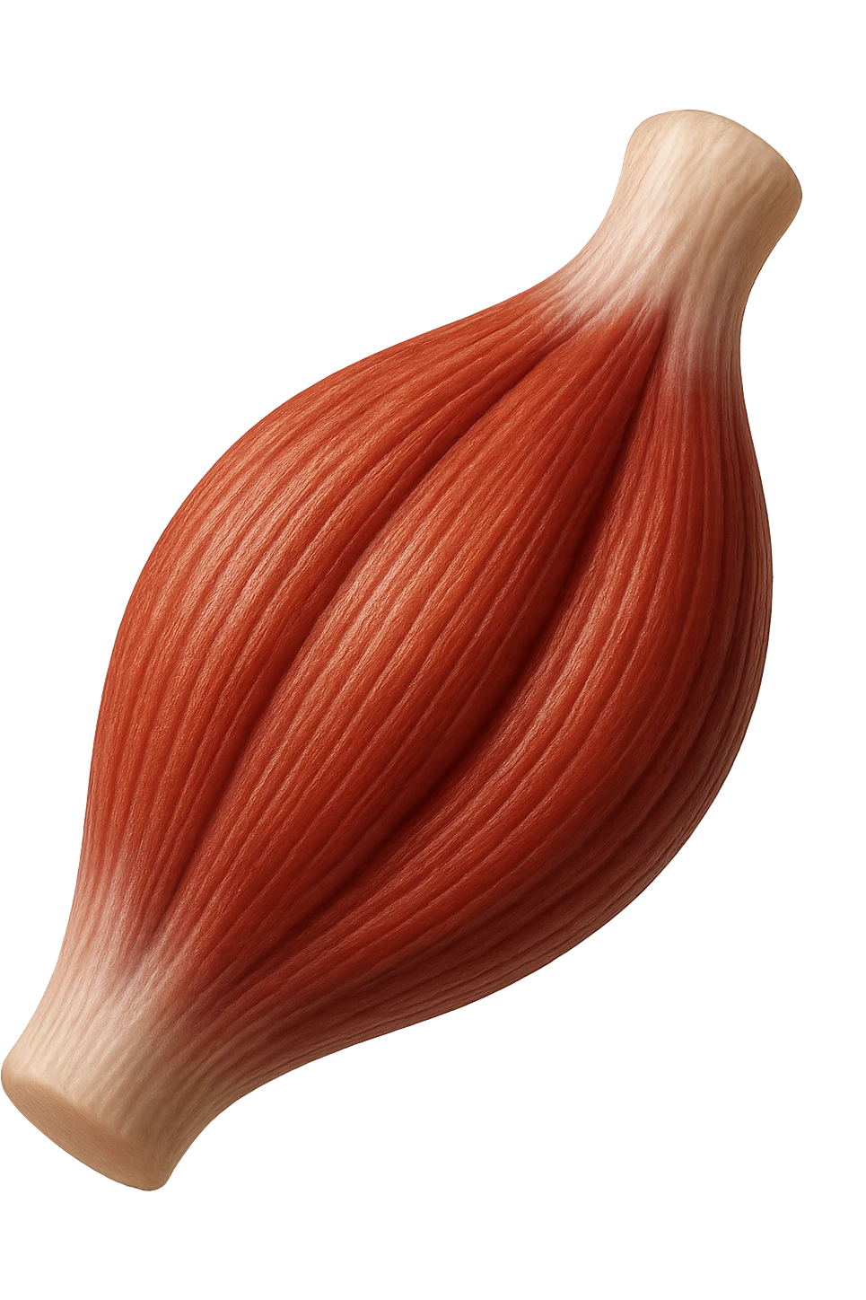 EMOJI STILE IPHONE 3D DI una porzione di tessuto muscolare umano anatomico realistico, FALLO MOLTO REALISTICO IN 3D emoji