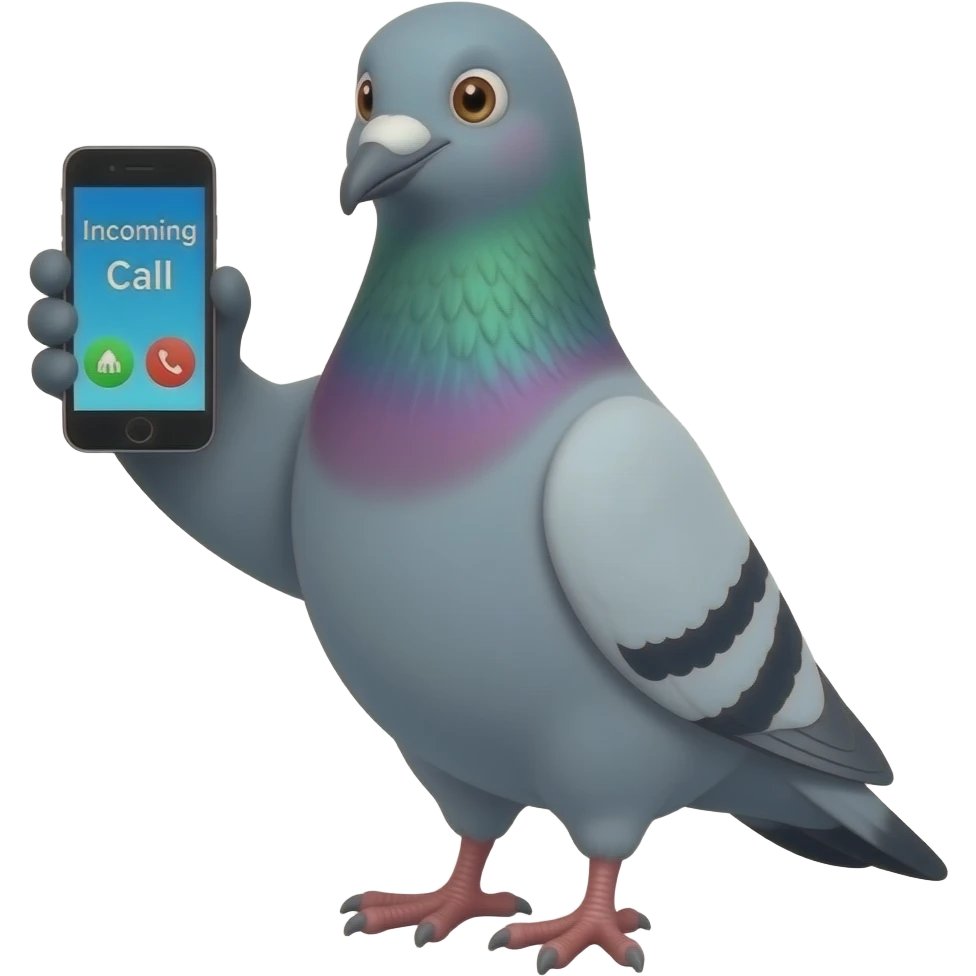Incoming Call 📞 From The Pigeon Mo Willems emoji