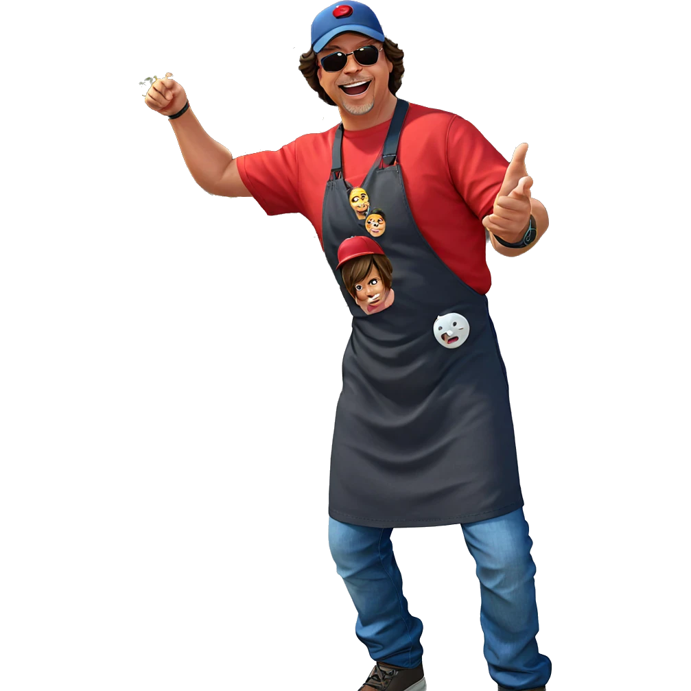 boy in red shirt outdoors emoji