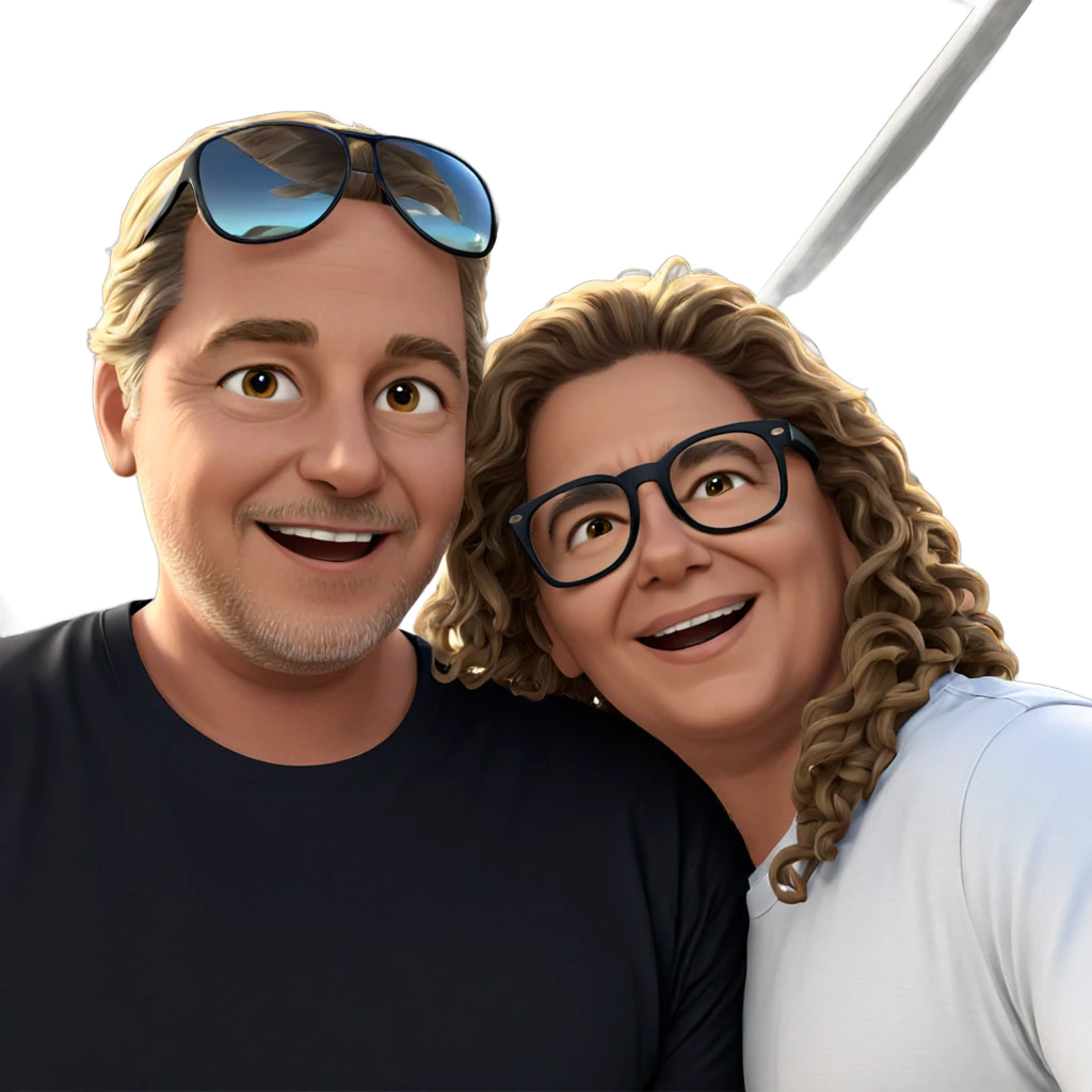 boys enjoying a sunny day emoji