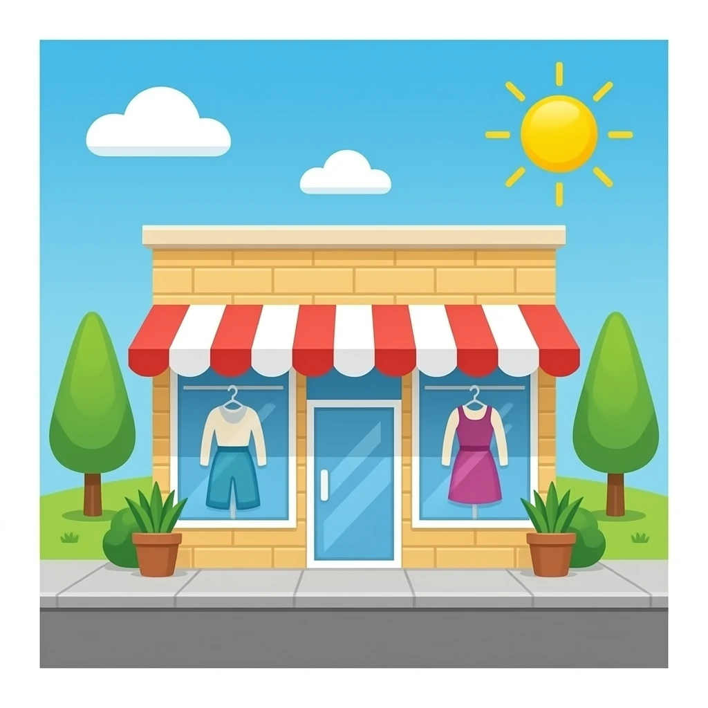 clothing store emoji