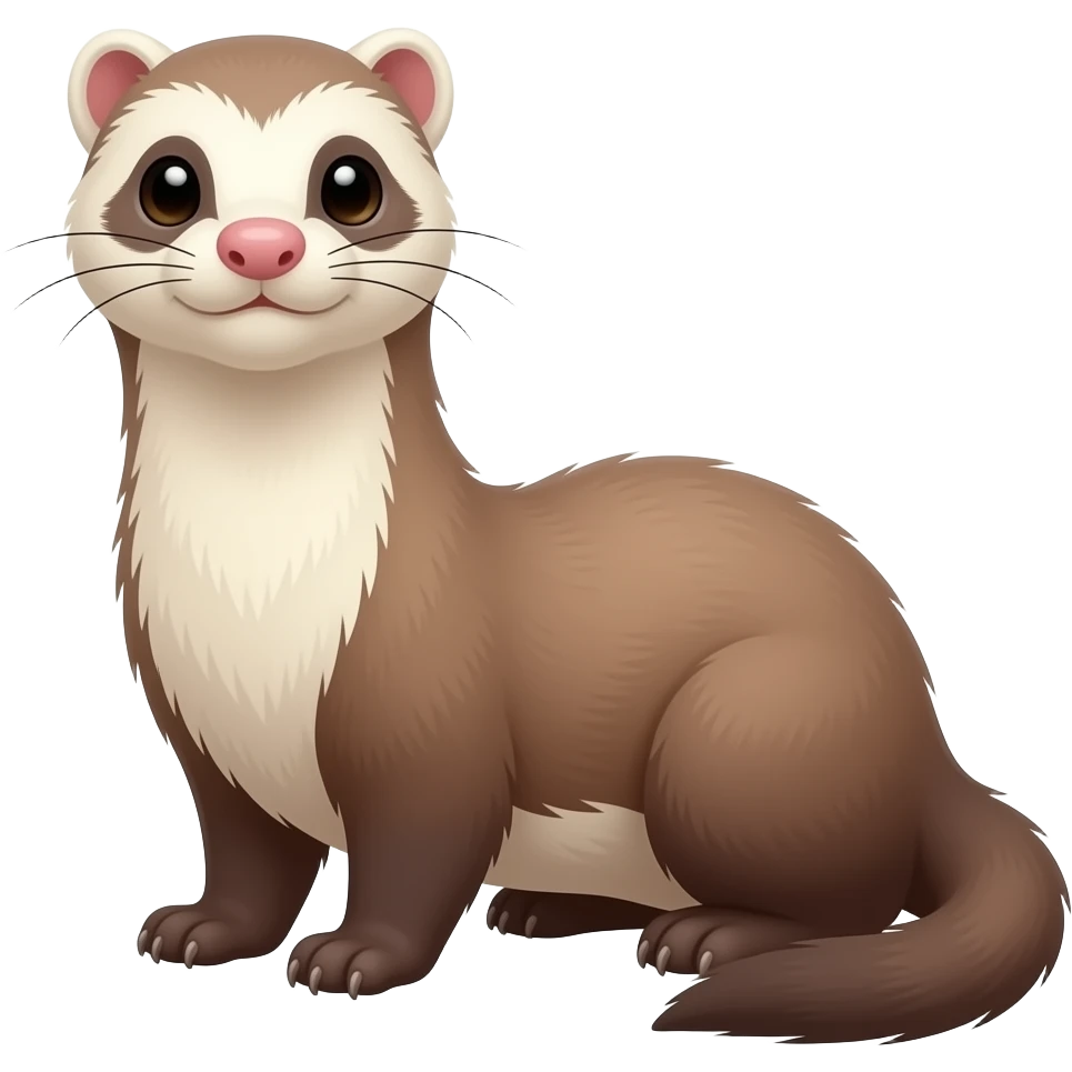 Cartoon ferret emoji
