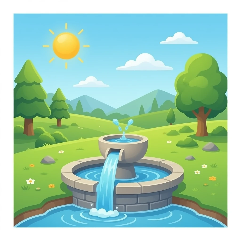 Manantial de agua emoji