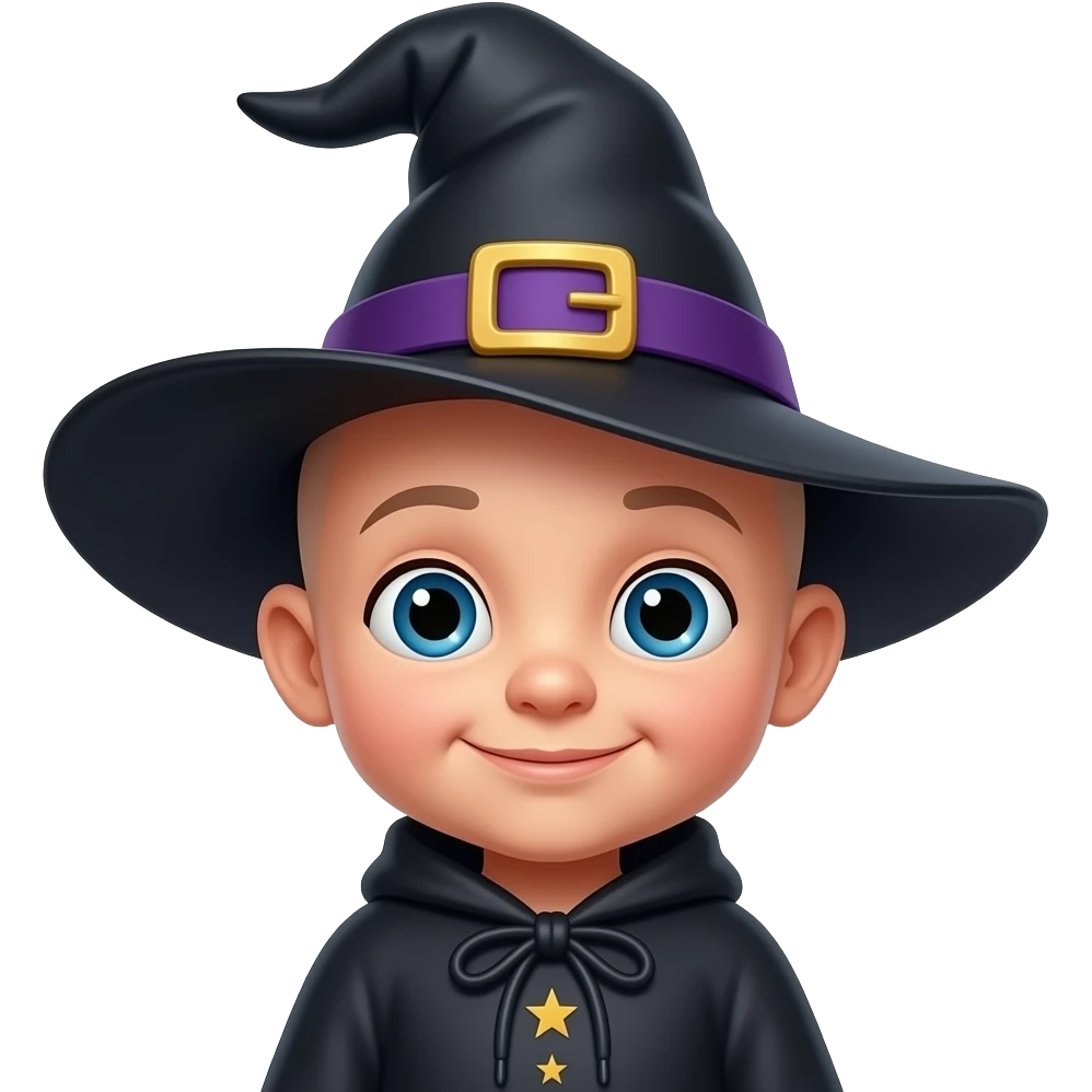 witch bald baby emoji