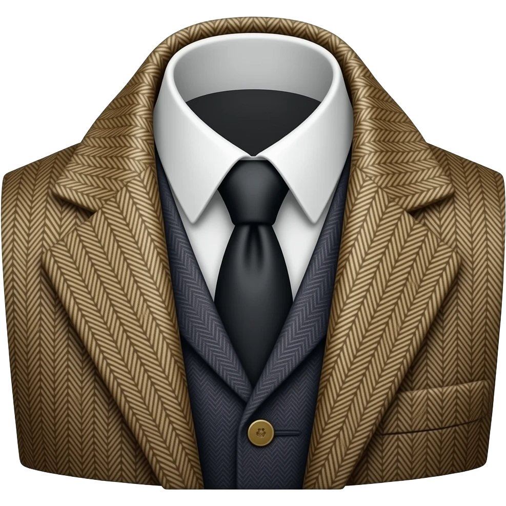 sherlocks holmes jacket collar only emoji