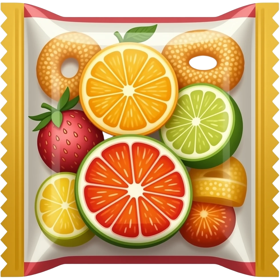 japan packaged snack candy emoji