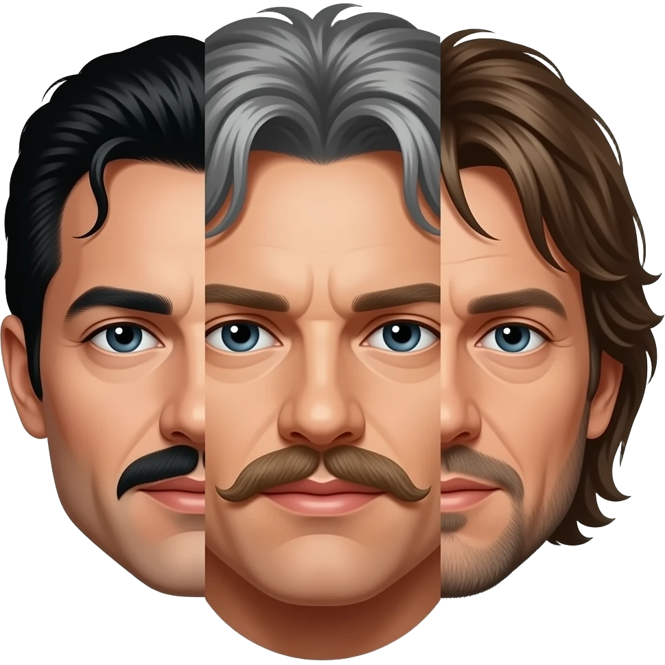 Queen's "The Miracle" album features the faces of the four band members merged into one, an innovative use of Queen's "The Miracle" album features the faces of the four band members merged into one, an innovative use of image processing technology at the time. processing technology at the time. emoji