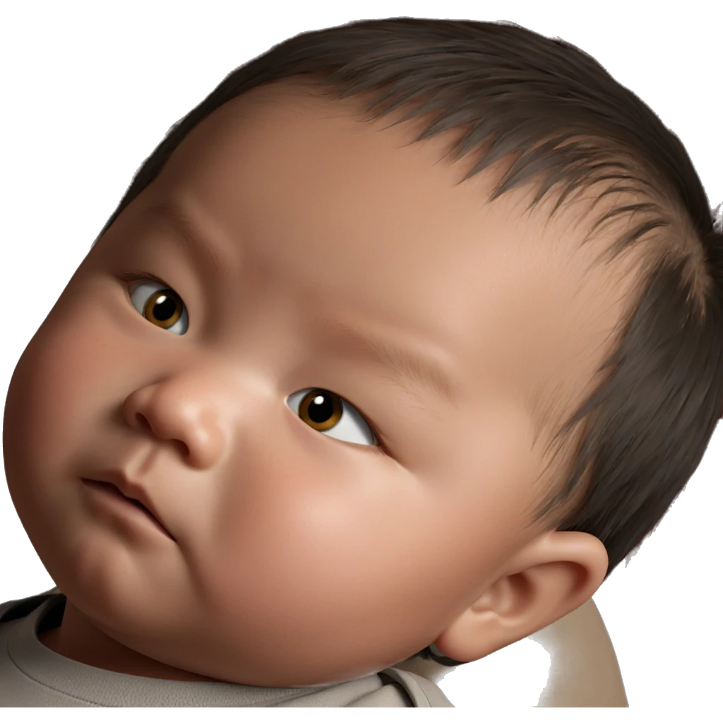 intense gaze of a boy emoji