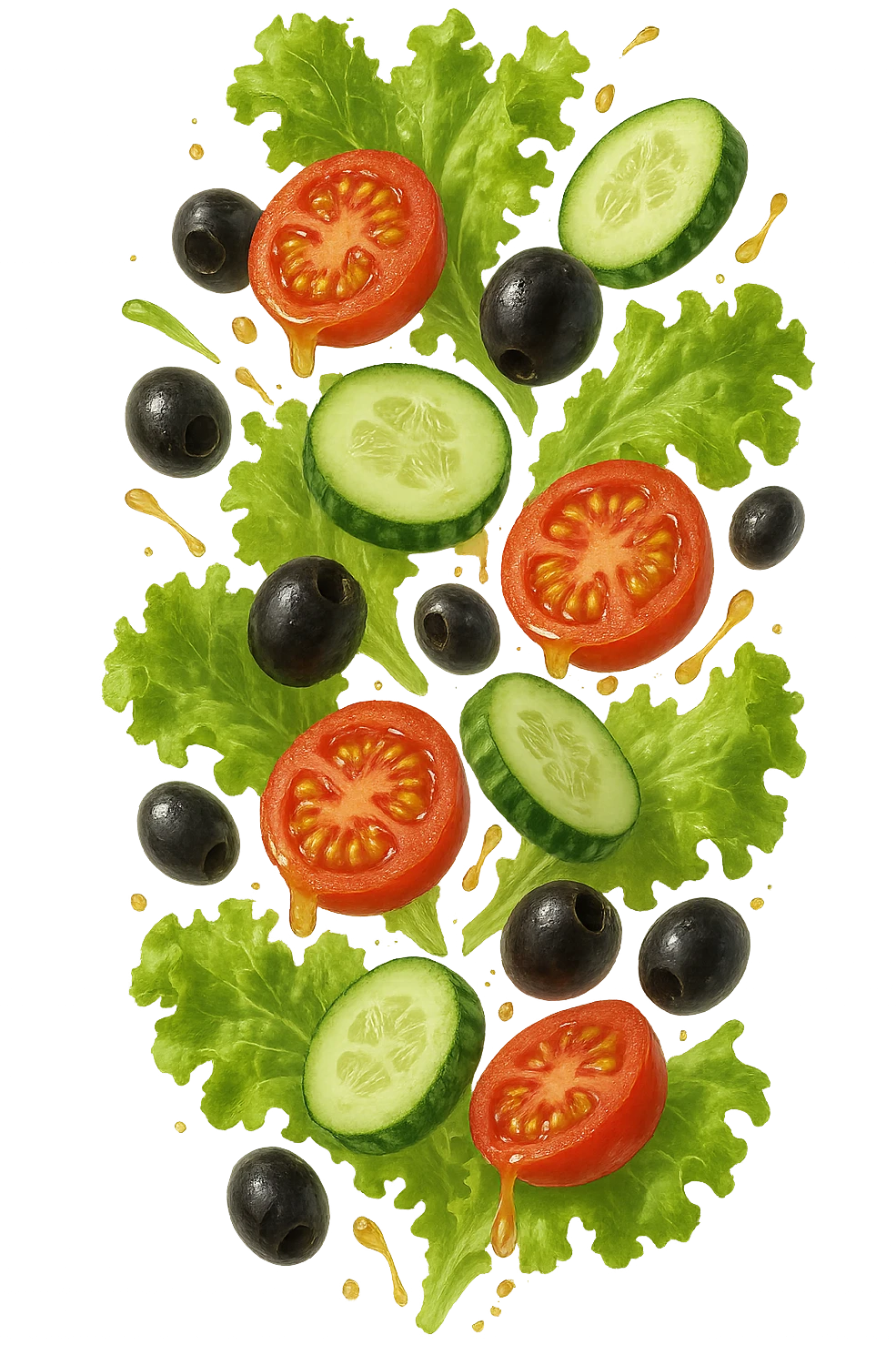 insalata che cade verticalmente emoji