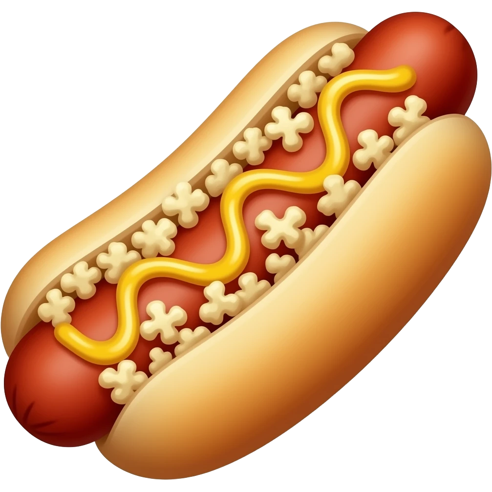 Hot dog, eating popcorn emoji