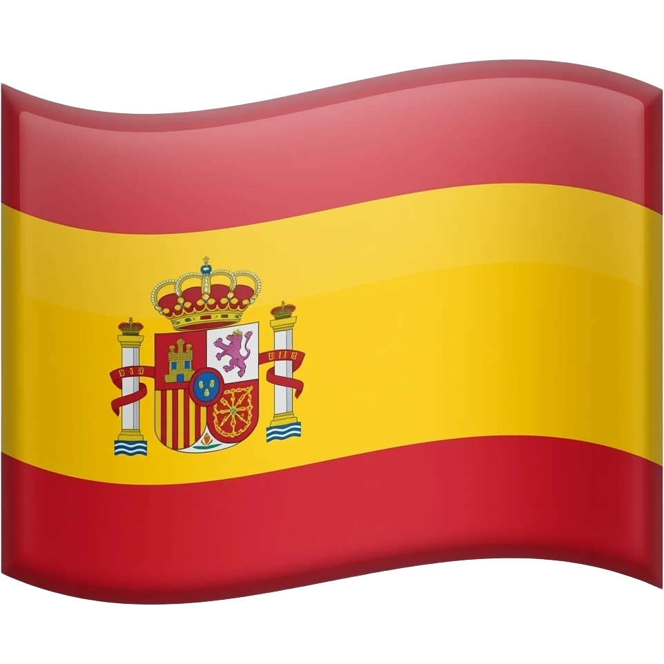 Flag symbol of the Spanish language emoji