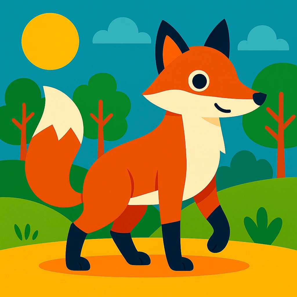 Red fox emoji