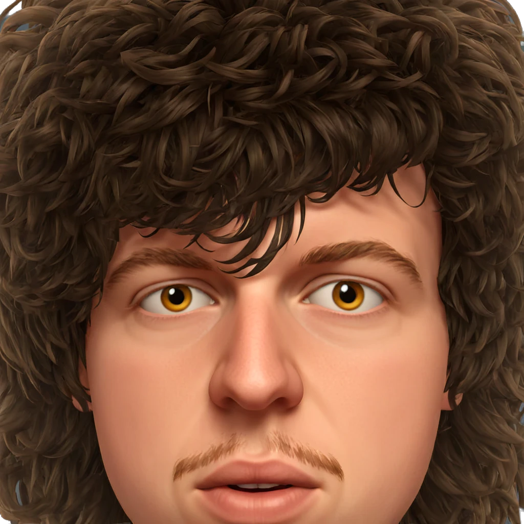 realistic portrait of male model emoji