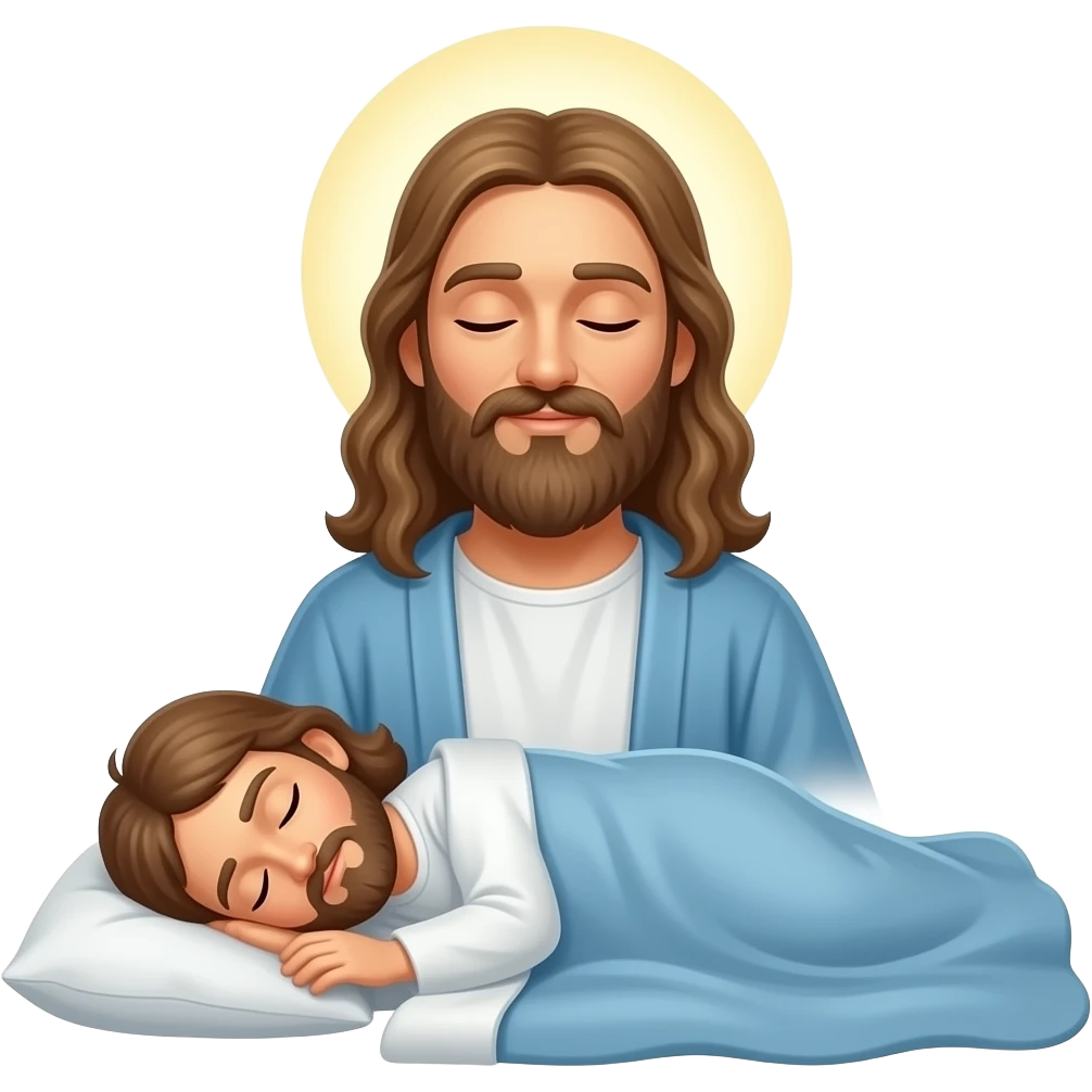 Resting as God watches me sleep emoji