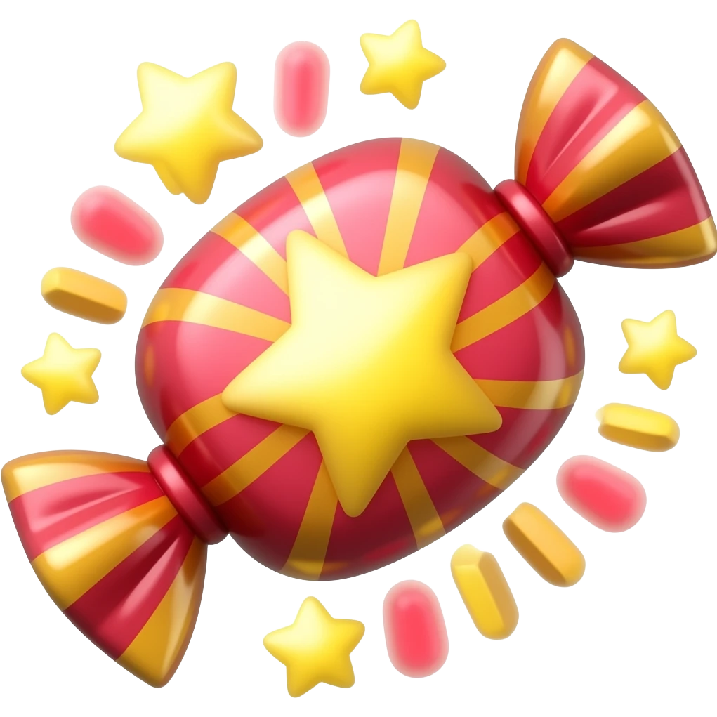 Starburst candy emoji