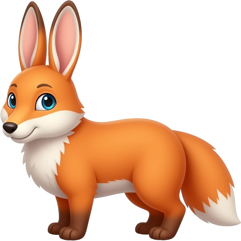 Give me 2 emoj's. 1. rabbit 2. Fox emoji